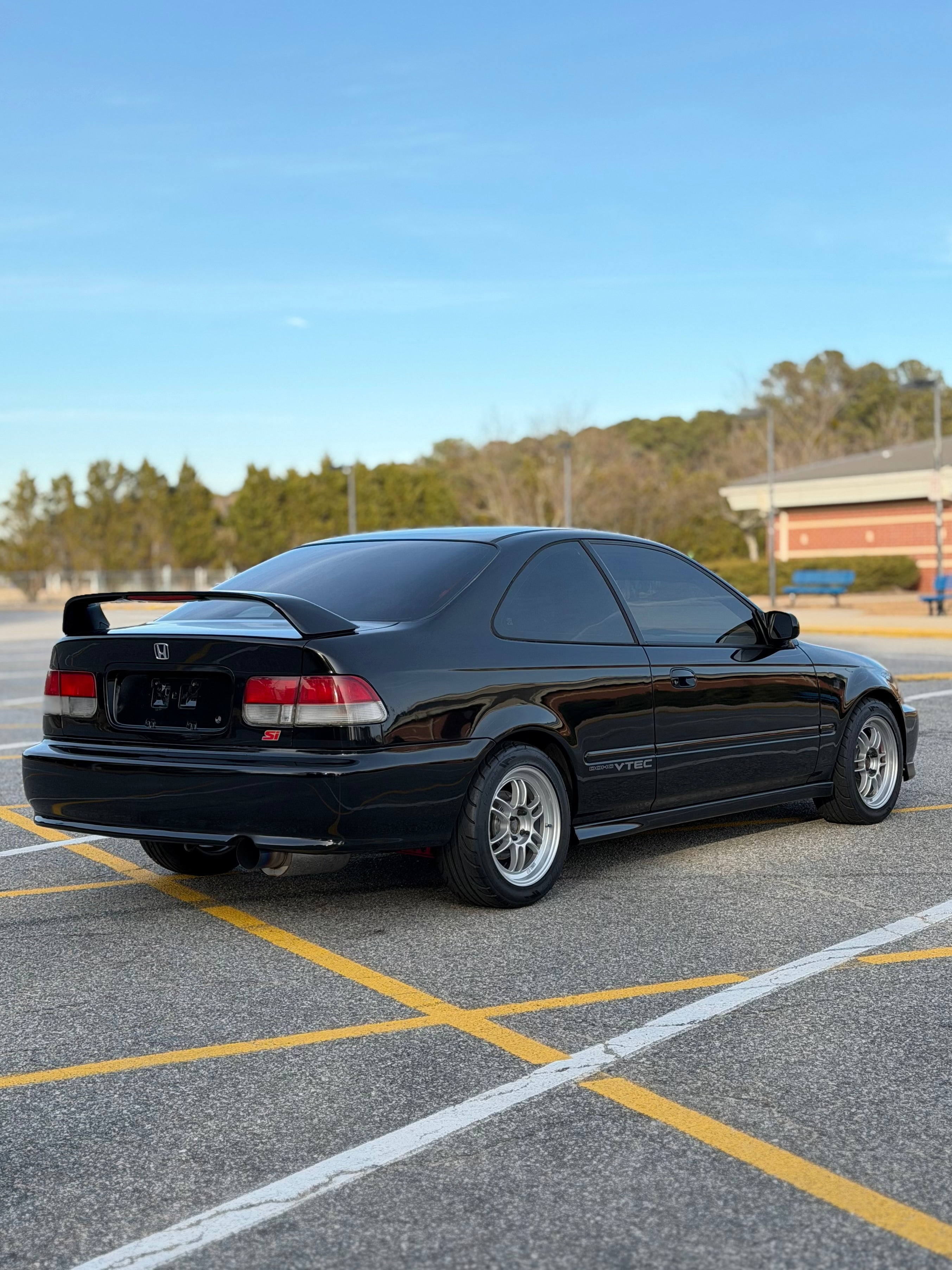 2000 Honda Civic Si Digital Art