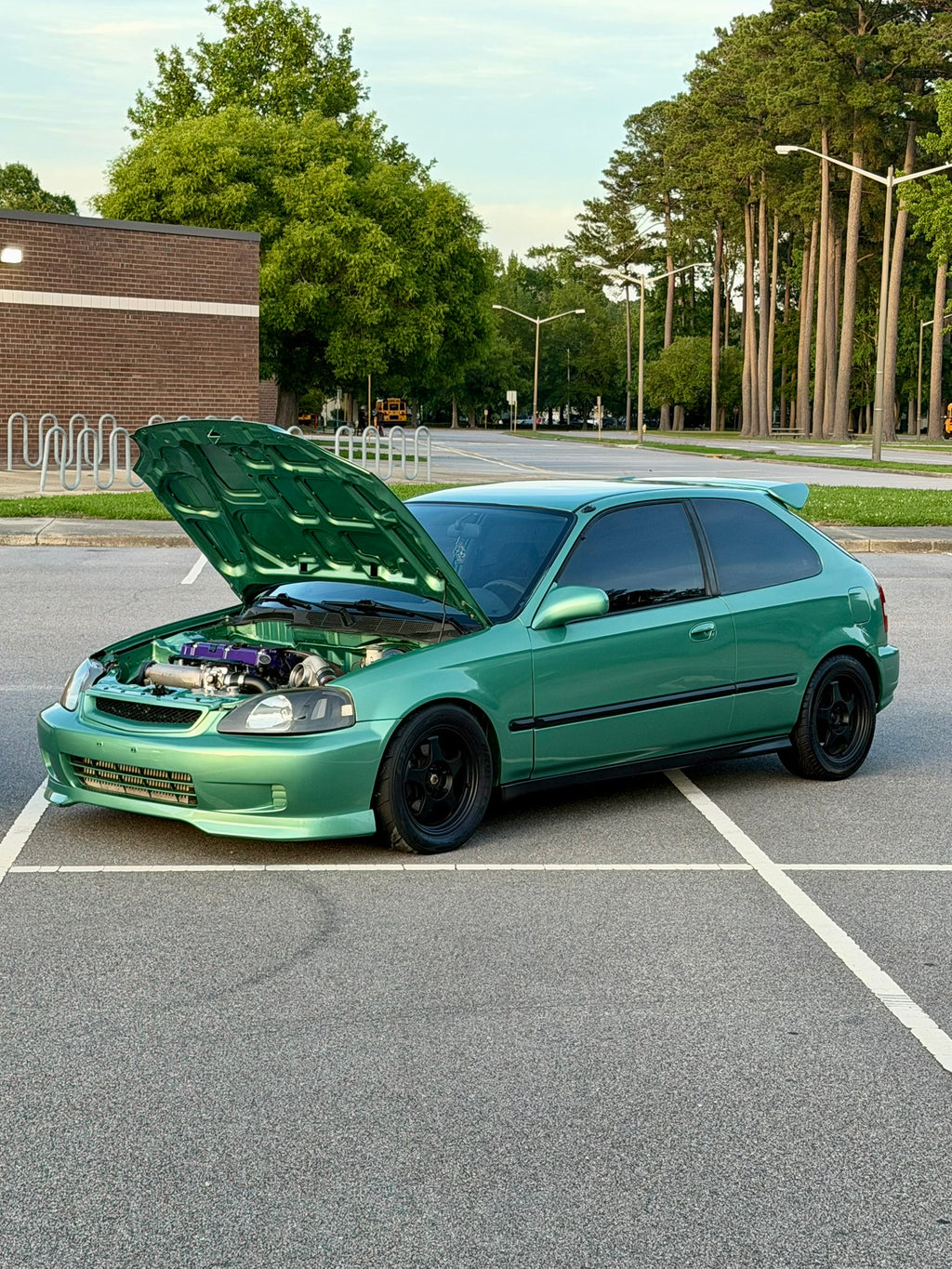 Honda Civic K24 Turbo Digital Art