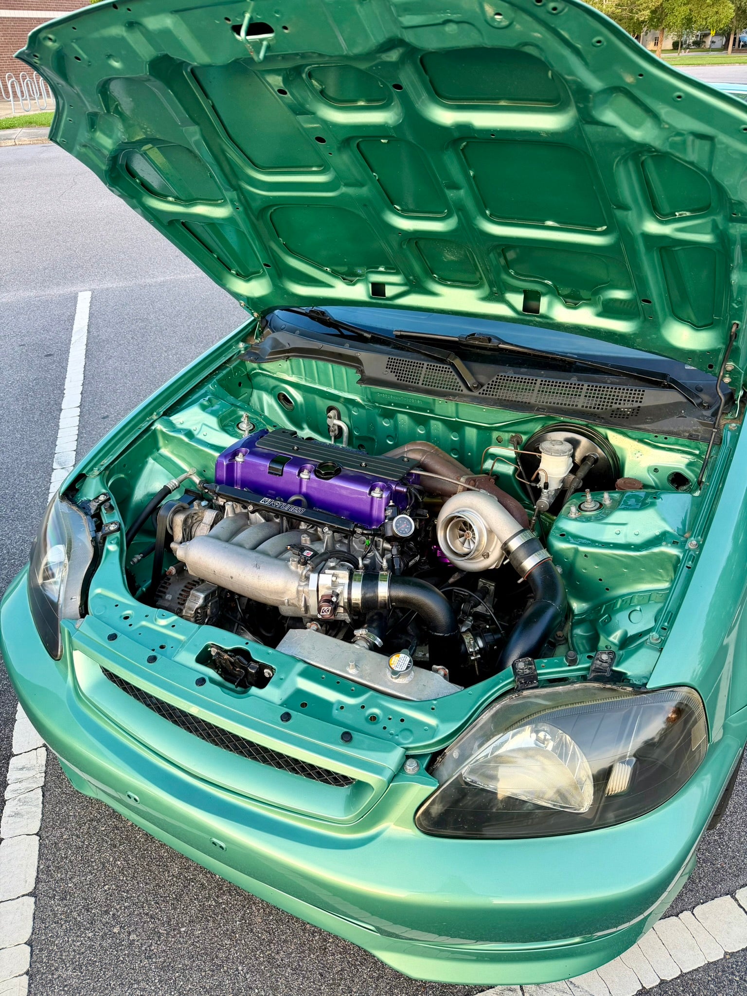 Honda Civic K24 Turbo Digital Art