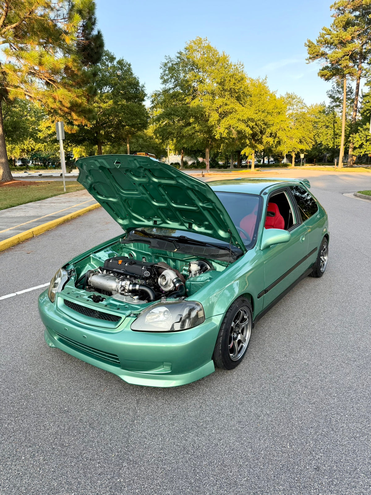K24 Turbo Honda Civic EK Digital Art