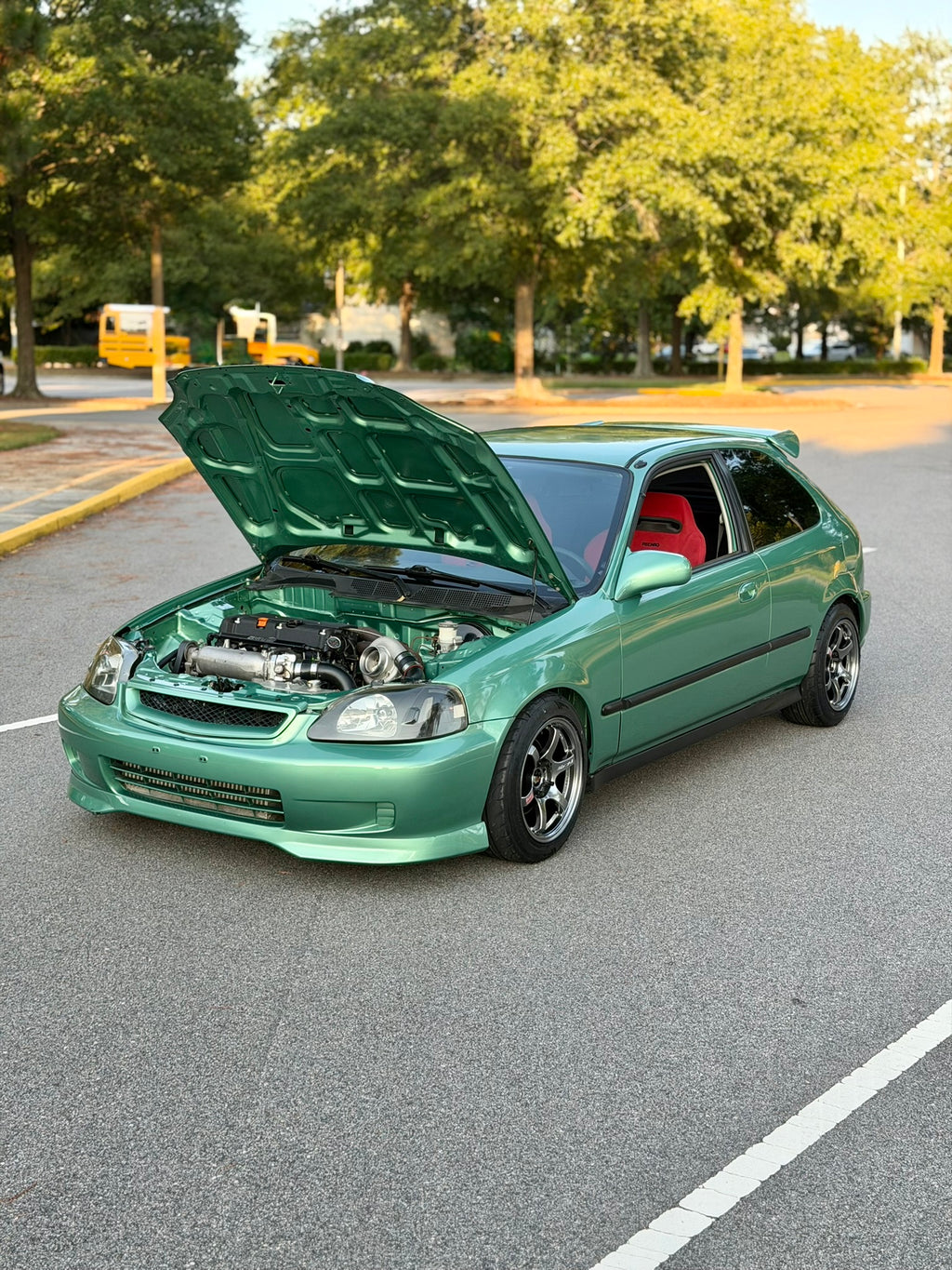 K24 Turbo Honda Civic EK Digital Art