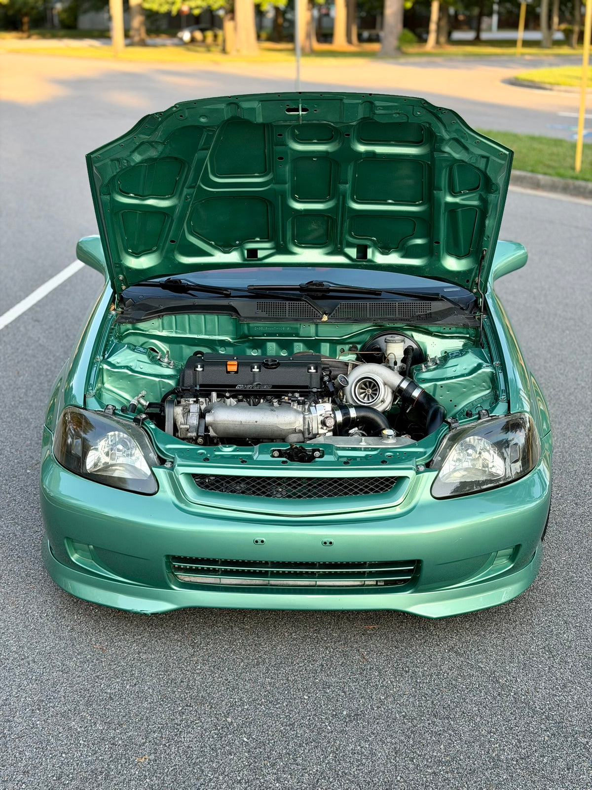 K24 Turbo Honda Civic EK Digital Art