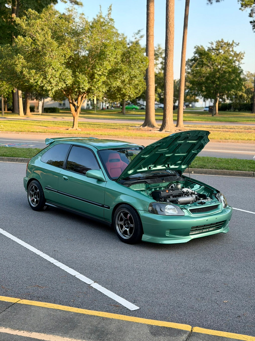 K24 Turbo Honda Civic EK Digital Art